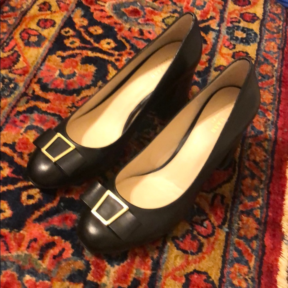 Cole Haan Tali Bow Block Heel Pump